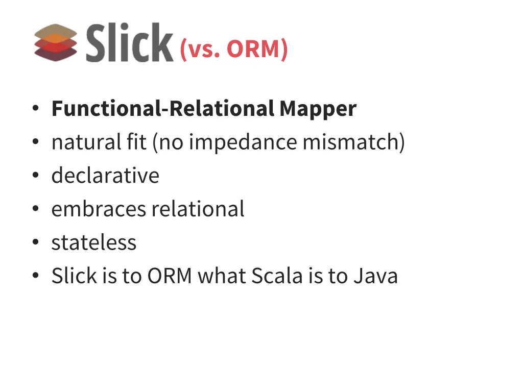 vs orm
