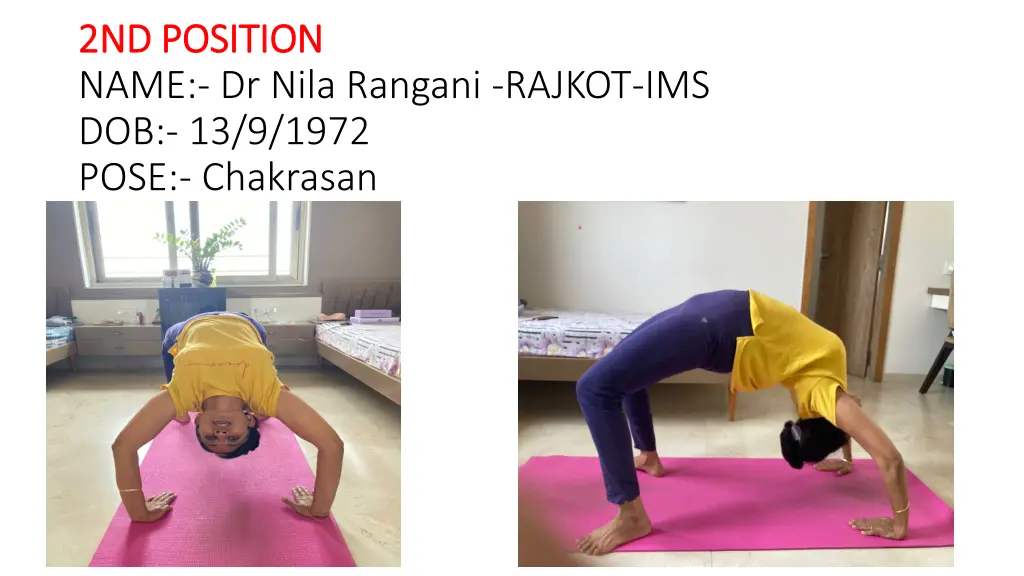 2nd position 2nd position name dr nila rangani