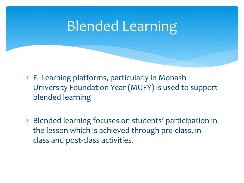 blended learning