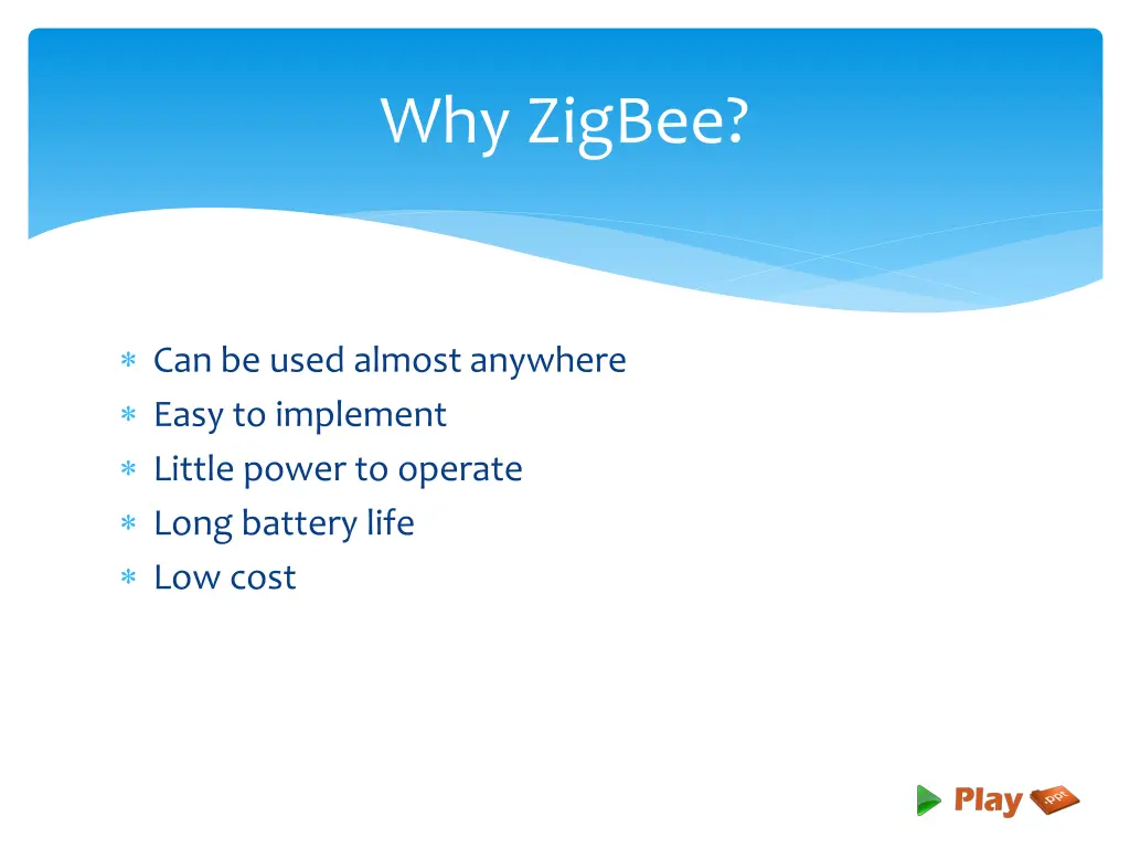 why zigbee