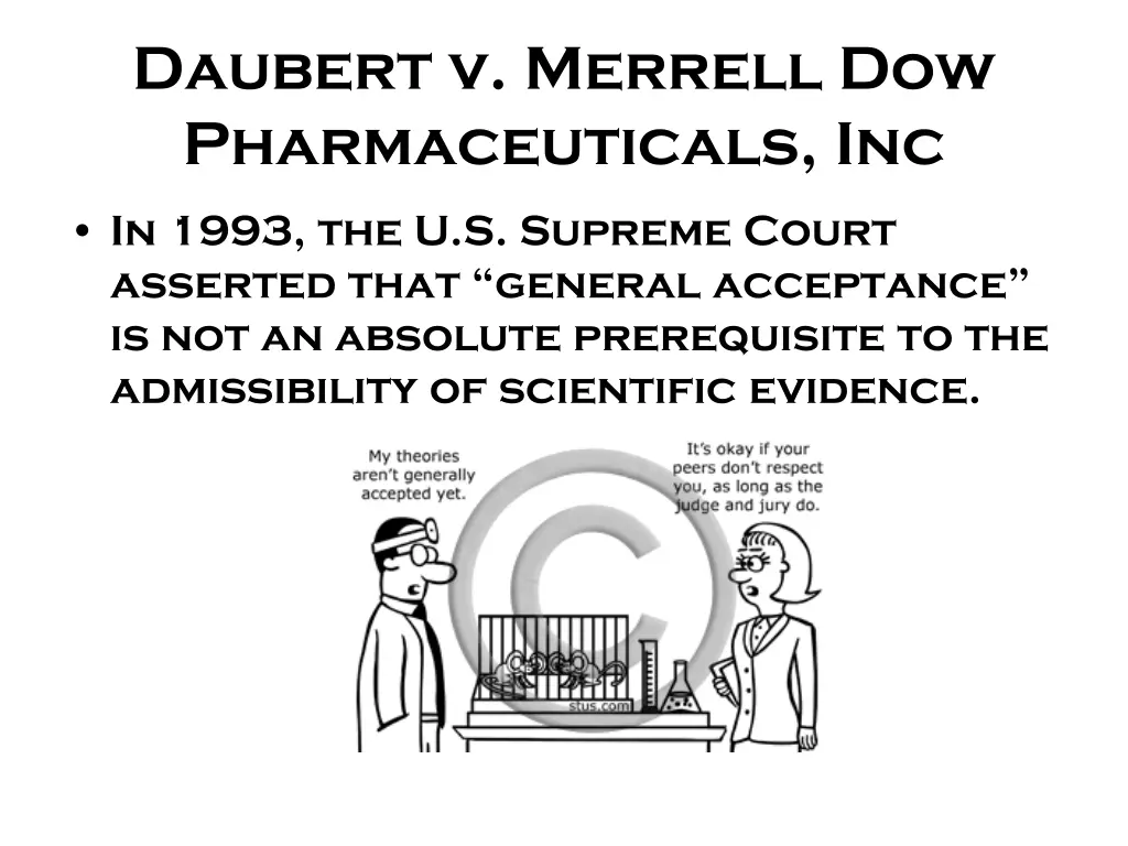 daubert v merrell dow pharmaceuticals inc