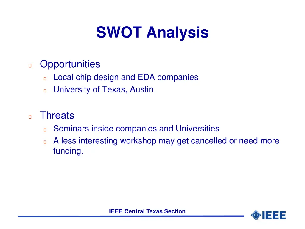 swot analysis 1