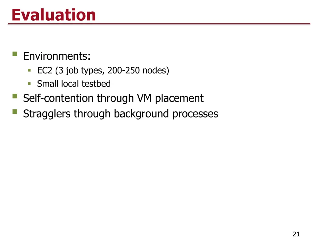 evaluation