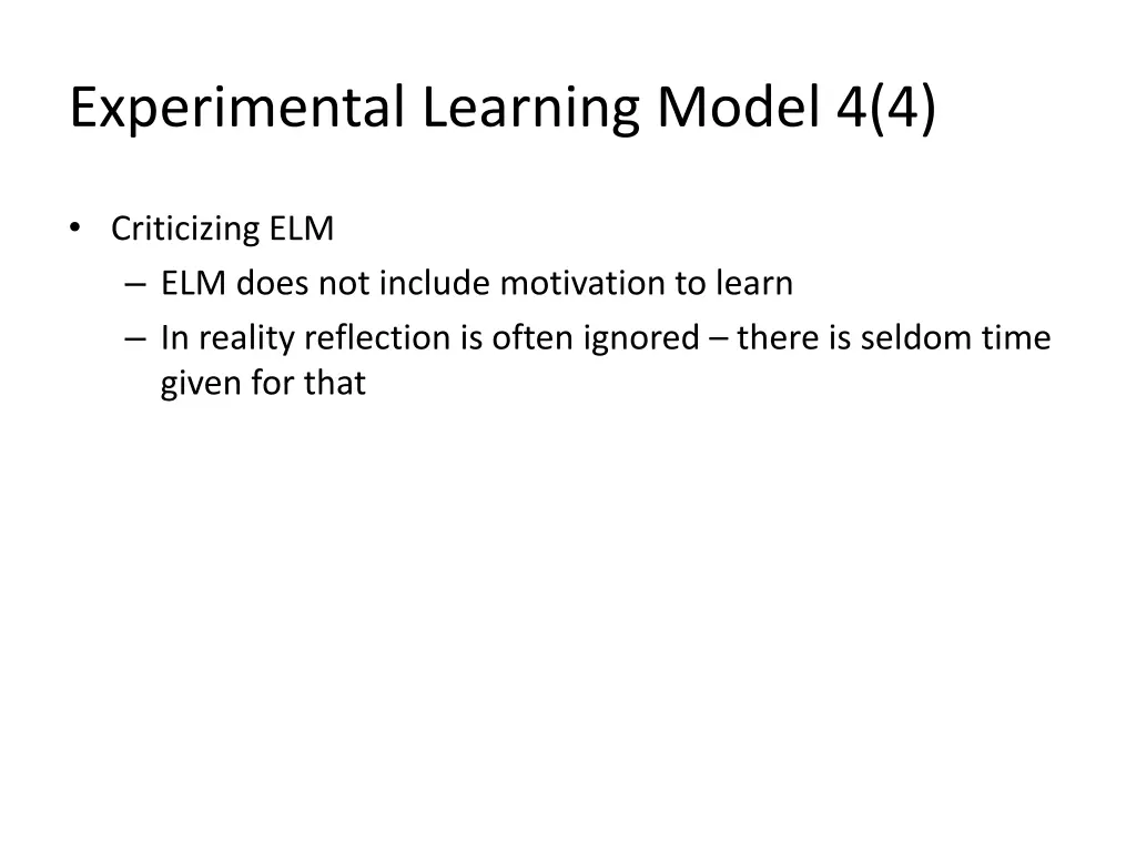 experimental learning model 4 4