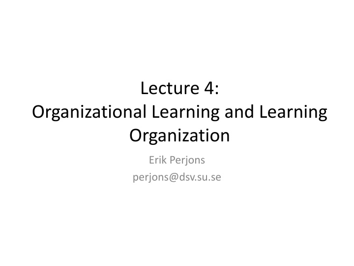lecture 4