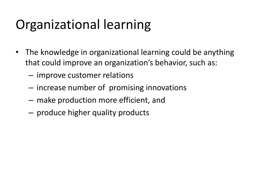 organizational learning 3