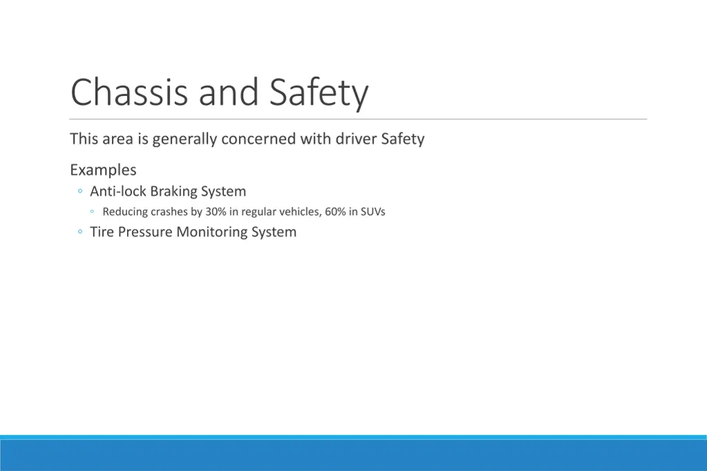 chassis and safety