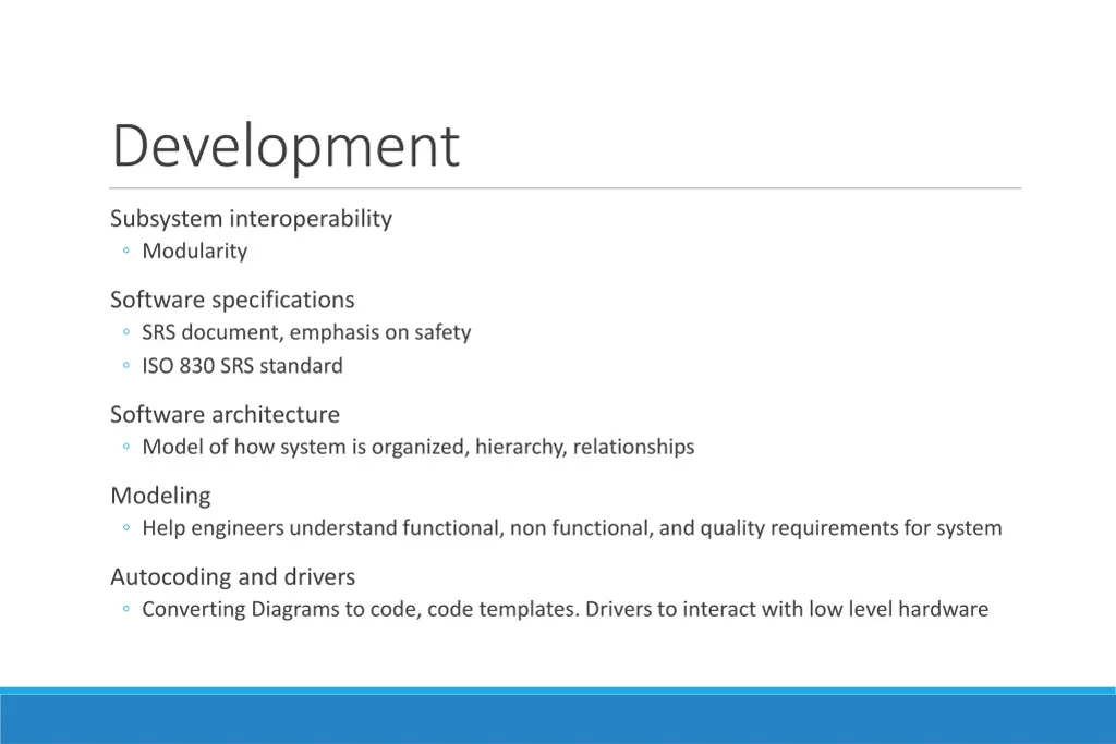 development