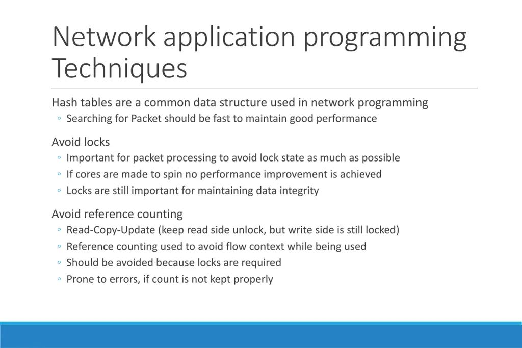 network application programming techniques