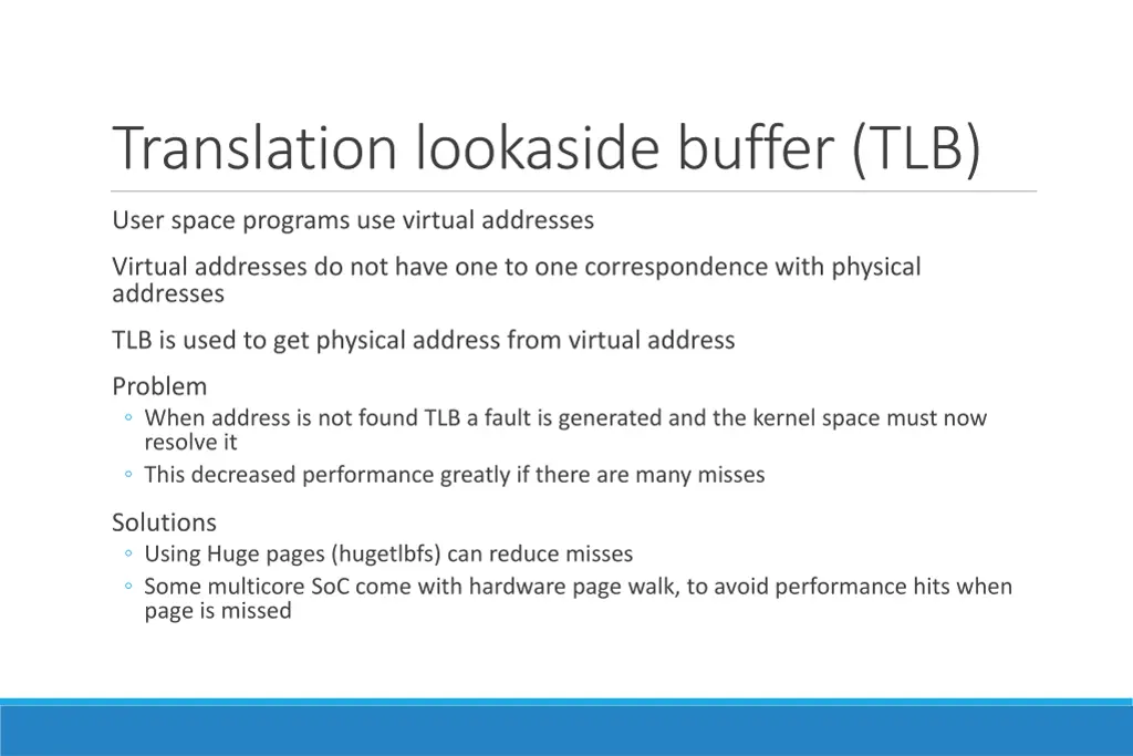 translation lookaside buffer tlb