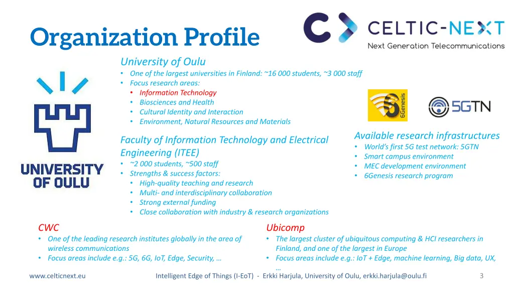 organization profile