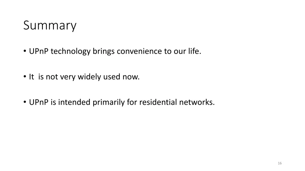 summary
