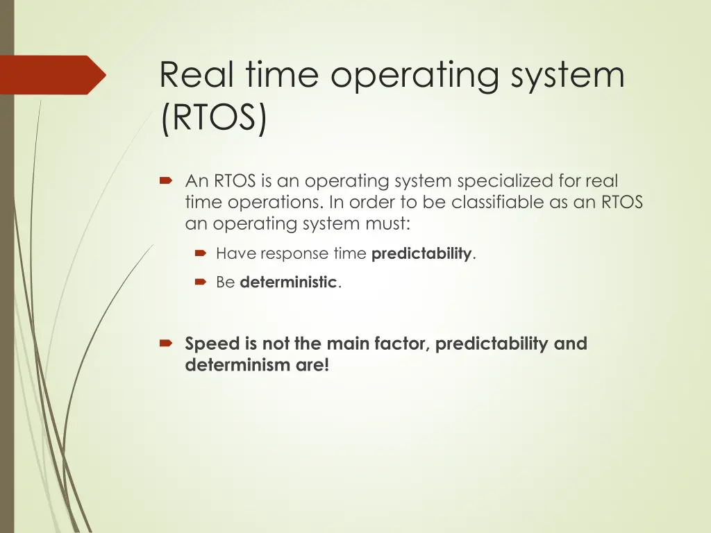 real time operating system rtos