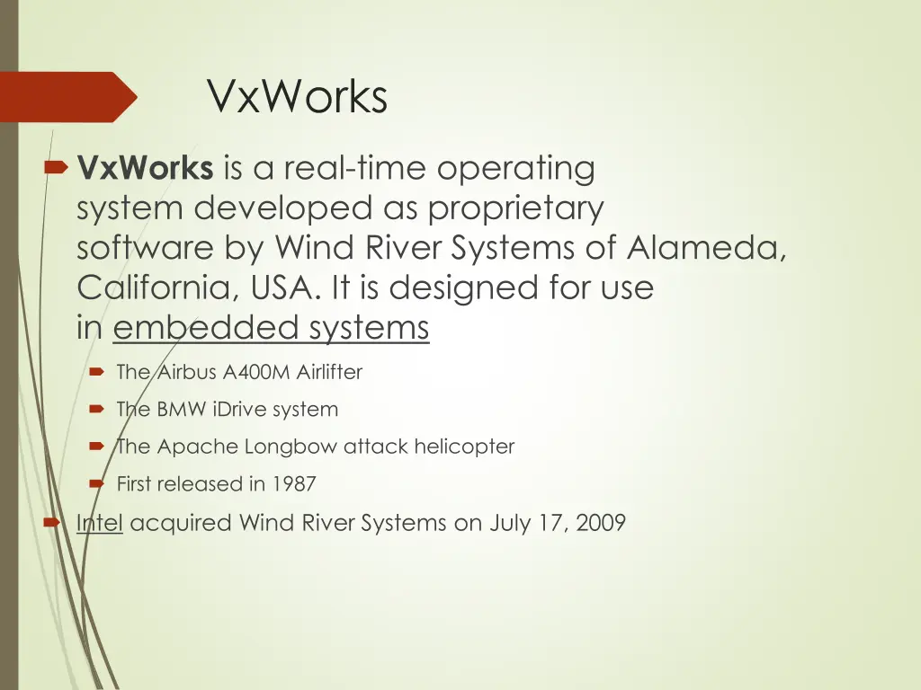 vxworks