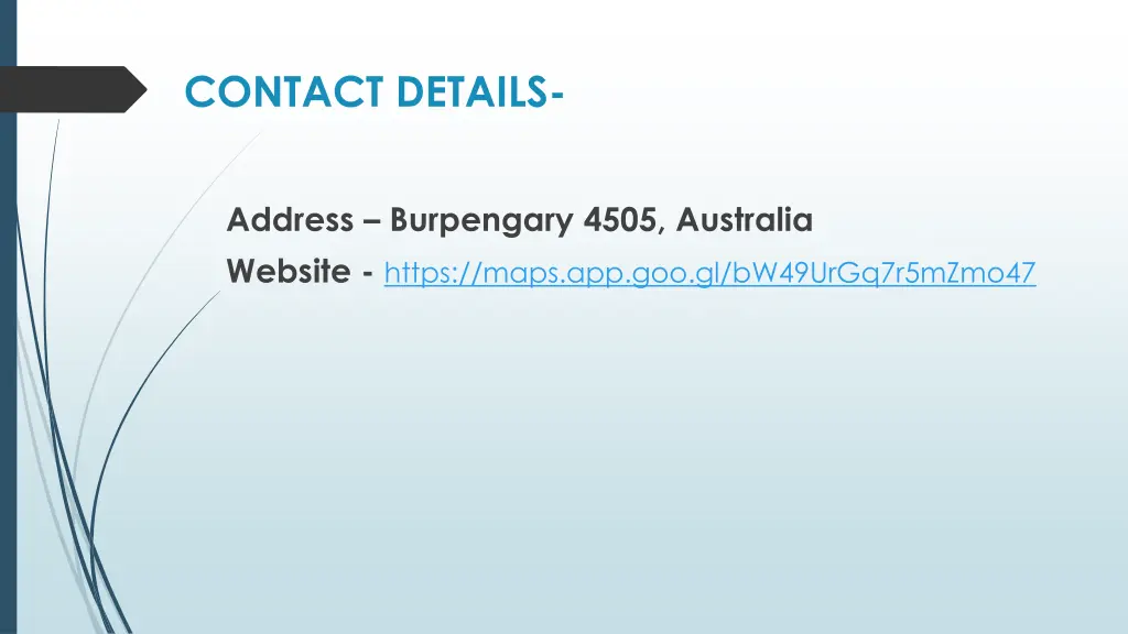 contact details
