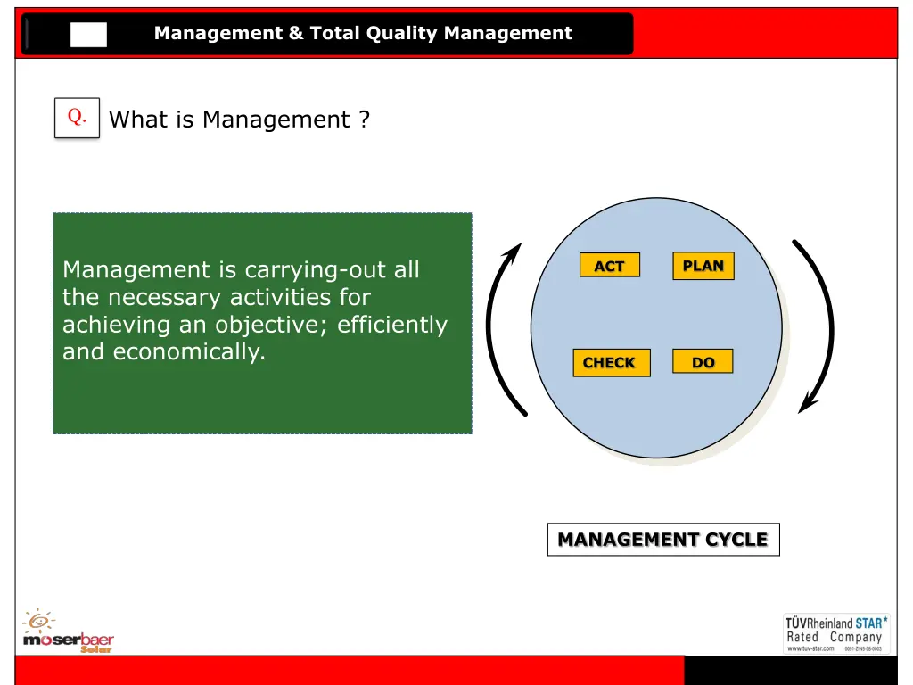 management total quality management