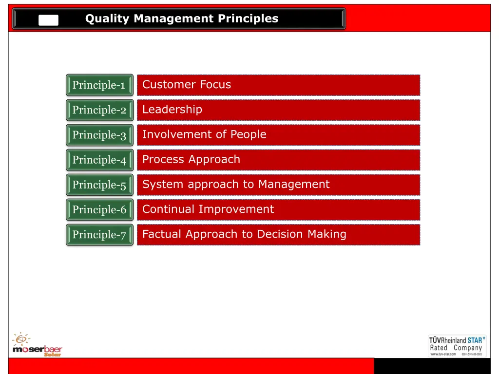 quality management principles 6