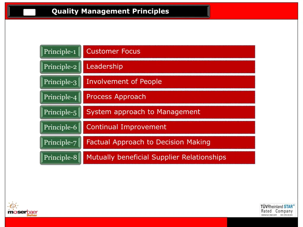 quality management principles 7