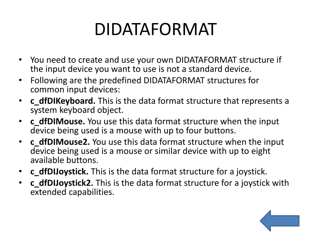 didataformat 1