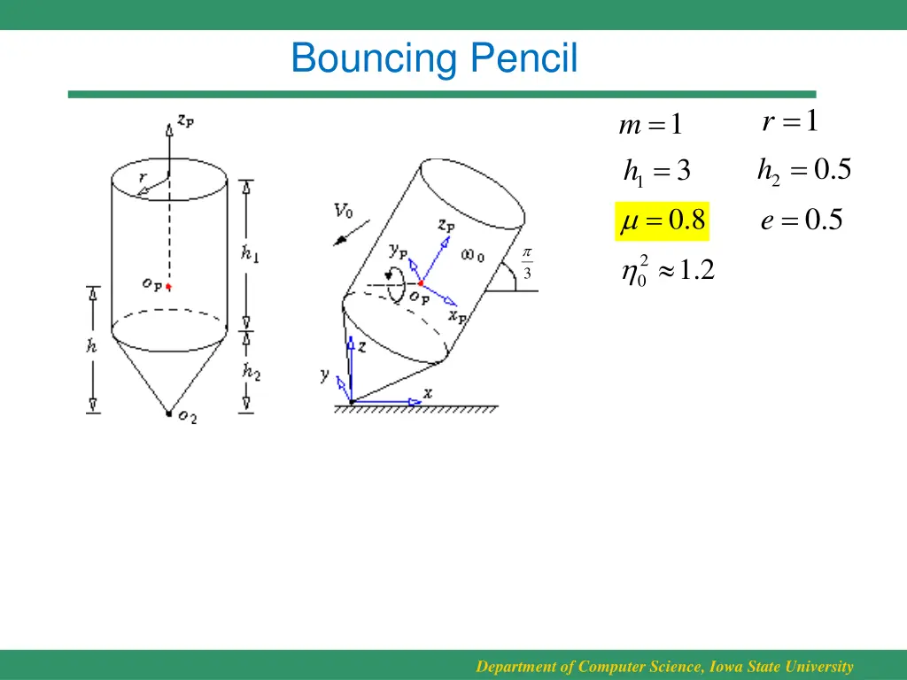 bouncing pencil