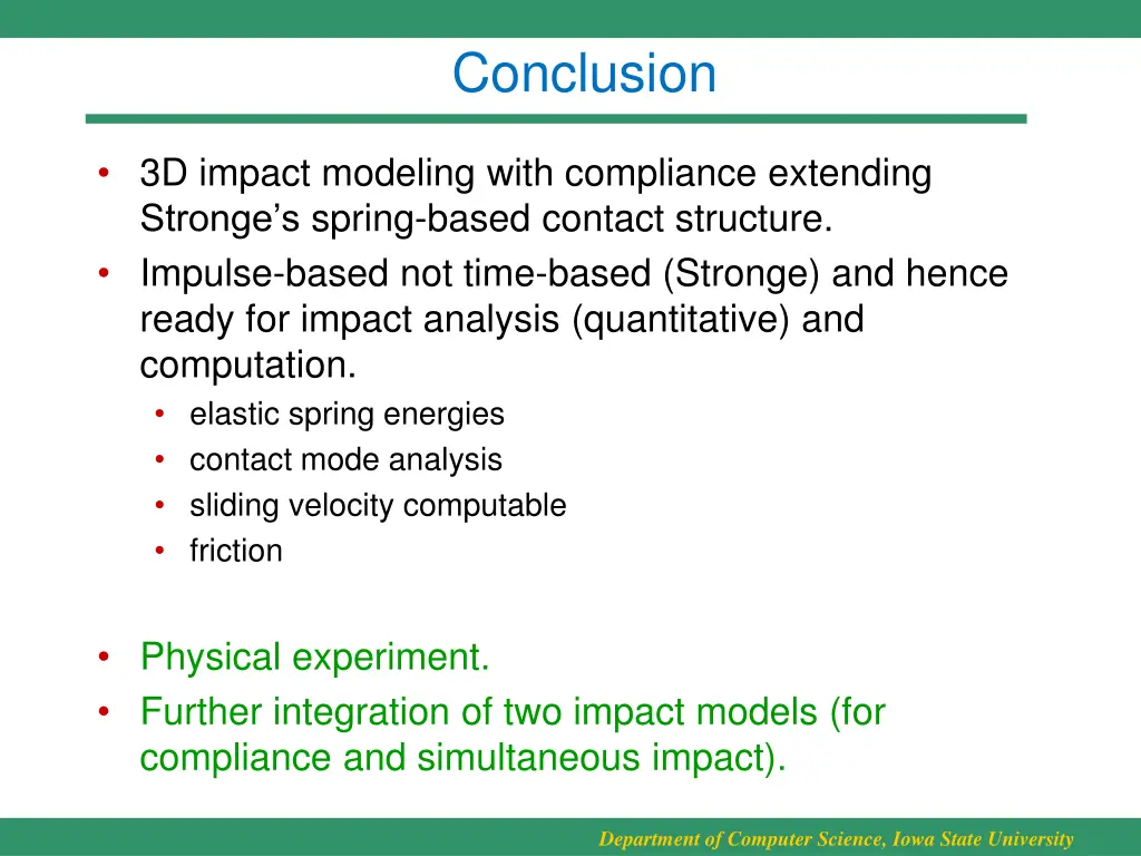 conclusion