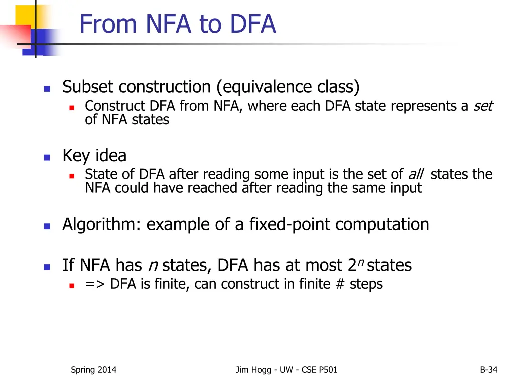 from nfa to dfa