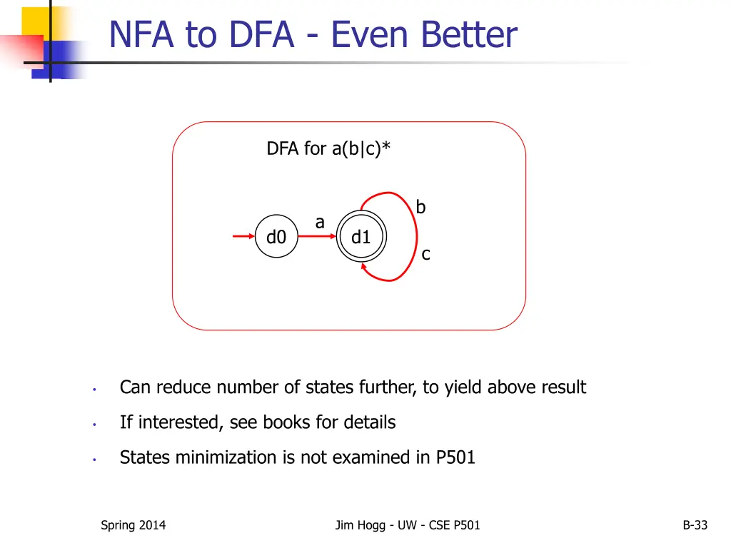 nfa to dfa even better
