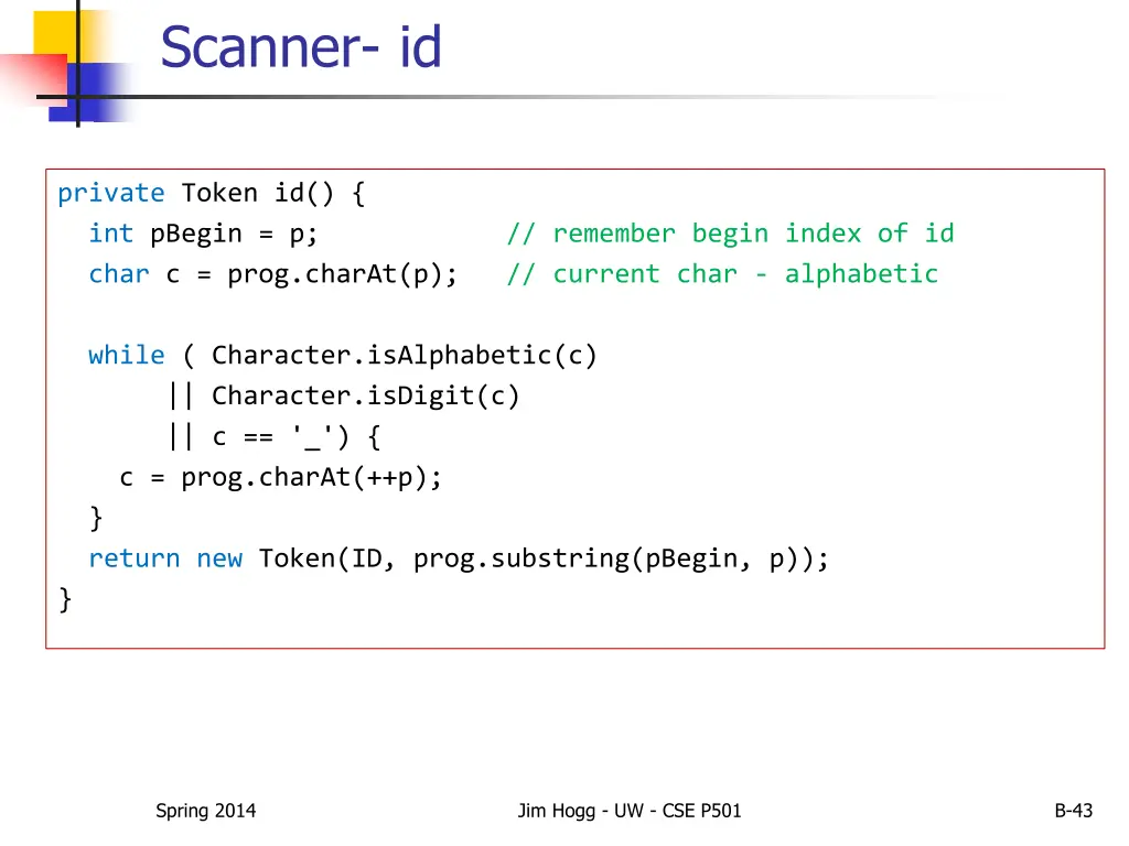 scanner id