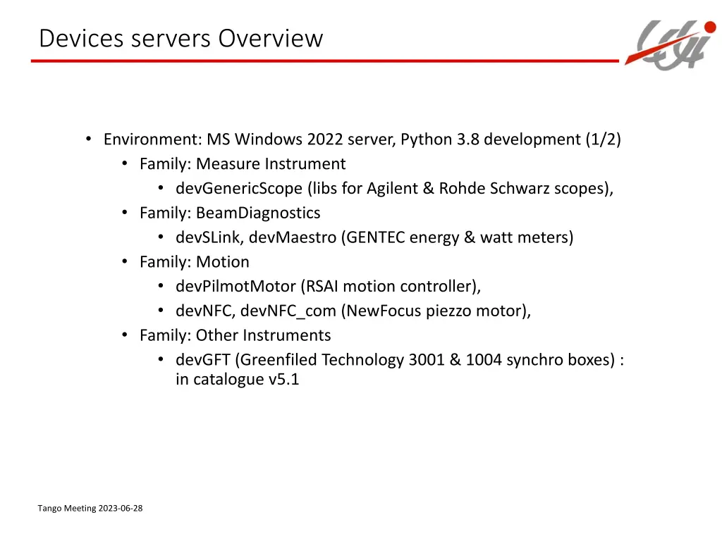 devices servers overview