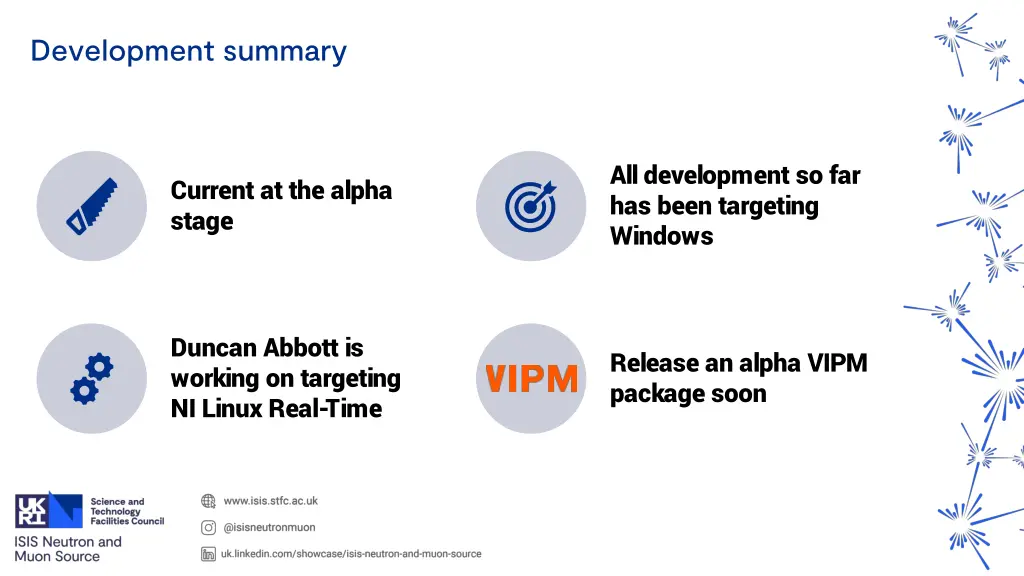 development summary