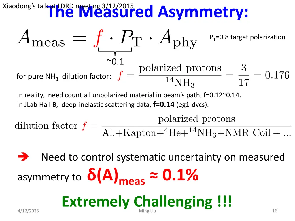xiaodong s talk at ldrd meeting 3 12 2015