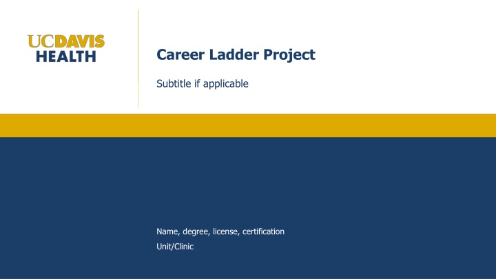 career ladder project