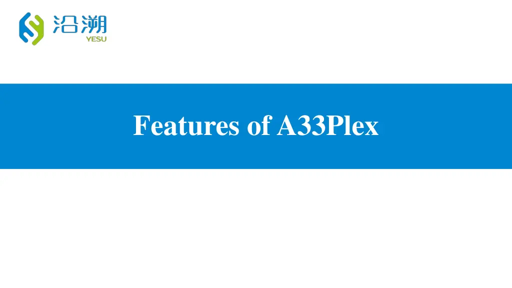 features of a33plex