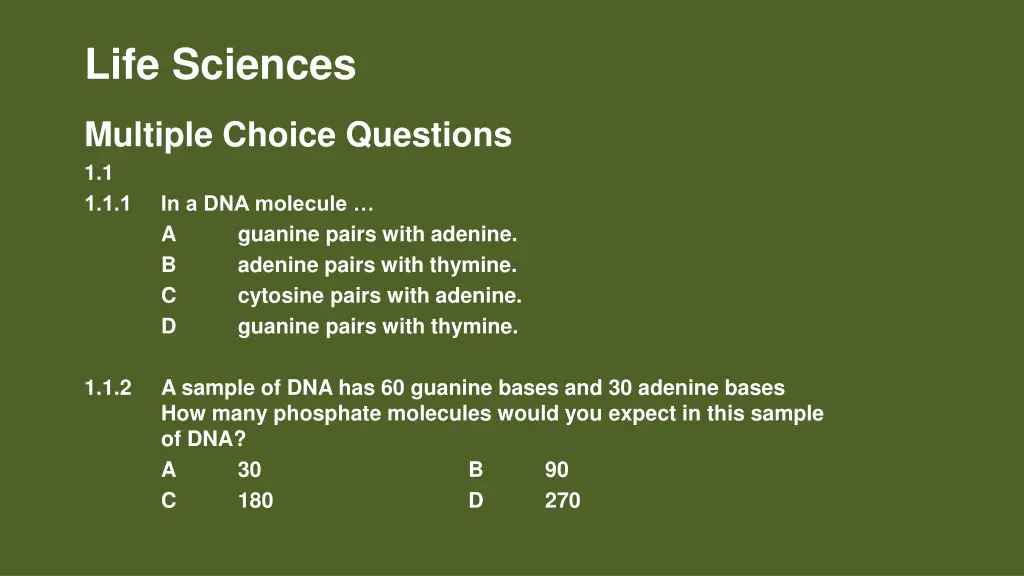 life sciences