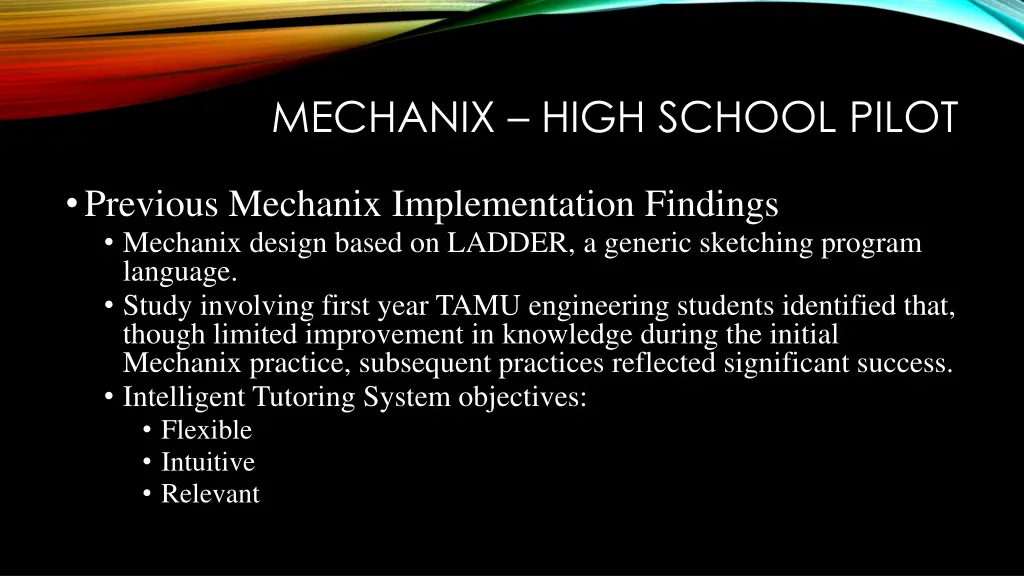 mechanix high school pilot 4
