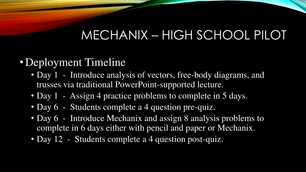 mechanix high school pilot 5