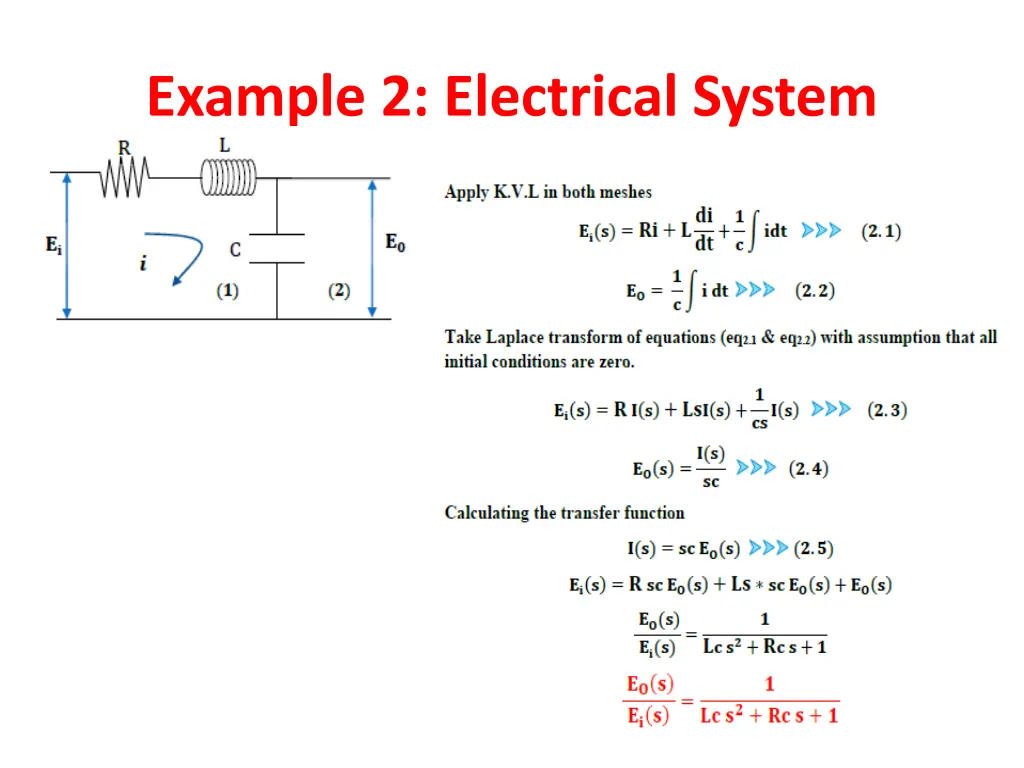 example 2 electrical system