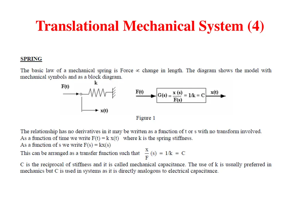 translational mechanical system 4