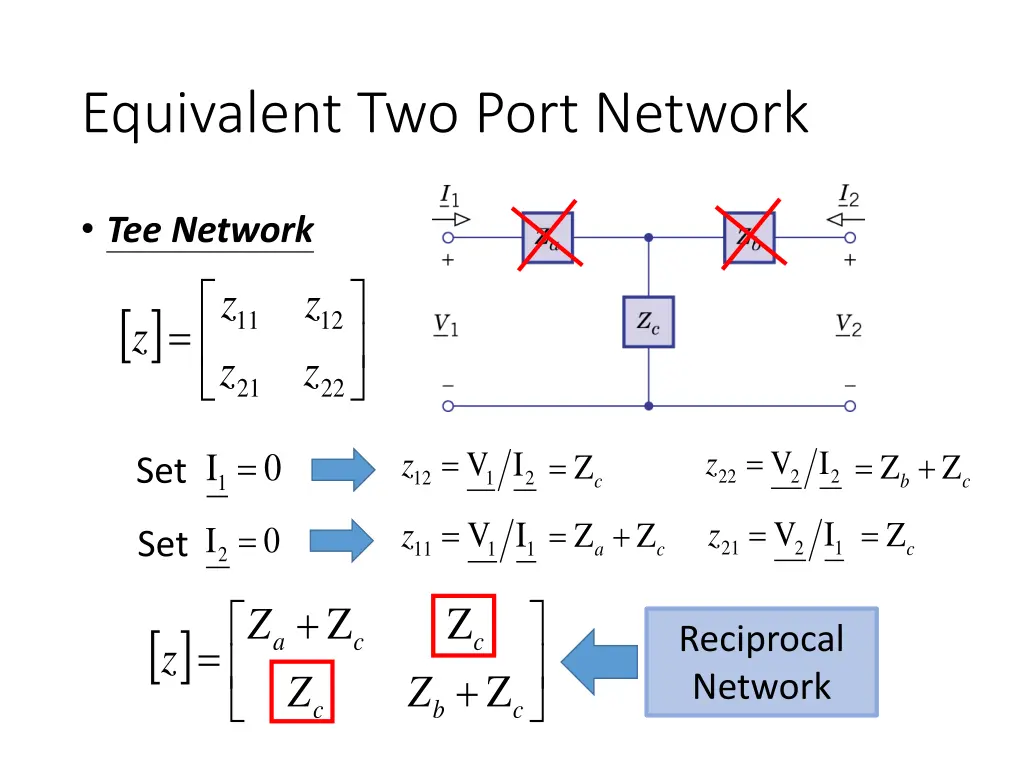 equivalent two port network 1