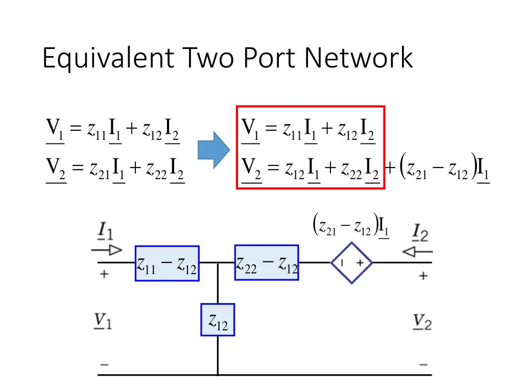 equivalent two port network 3