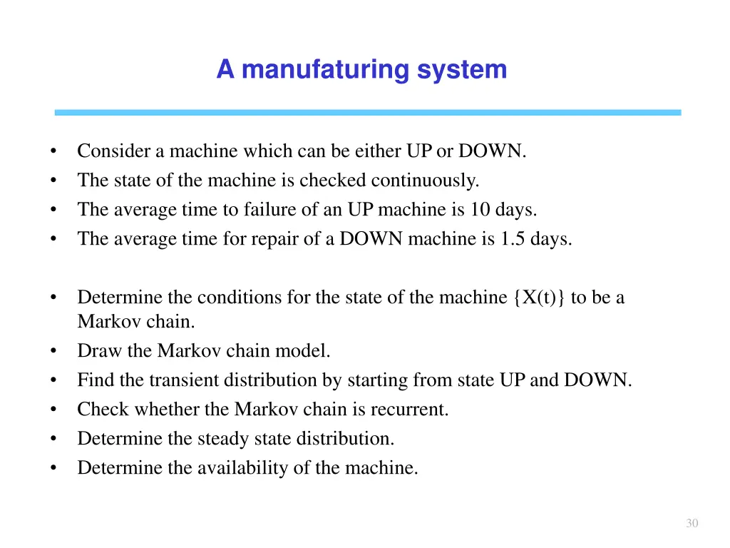 a manufaturing system