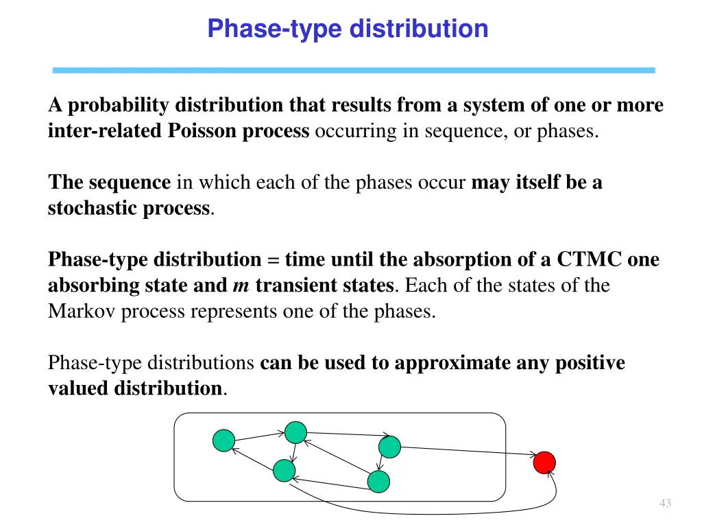 phase type distribution