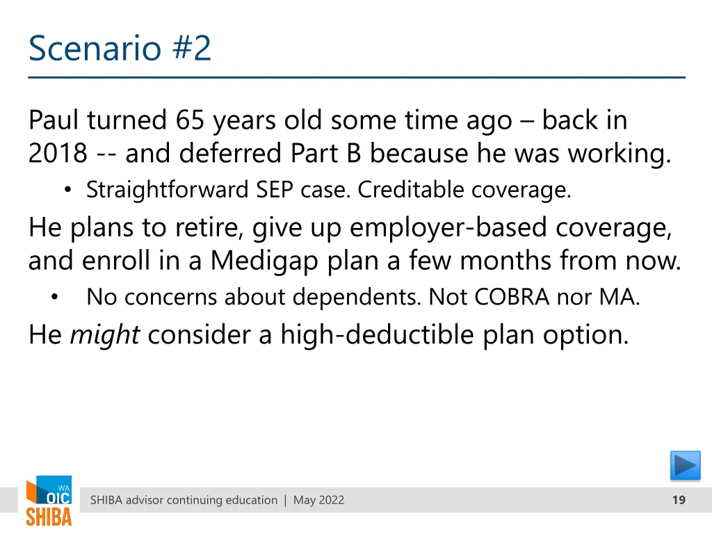 scenario 2