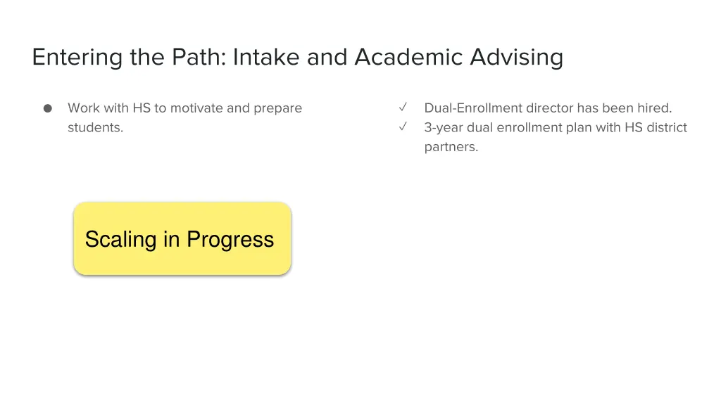 entering the path intake and academic advising 1