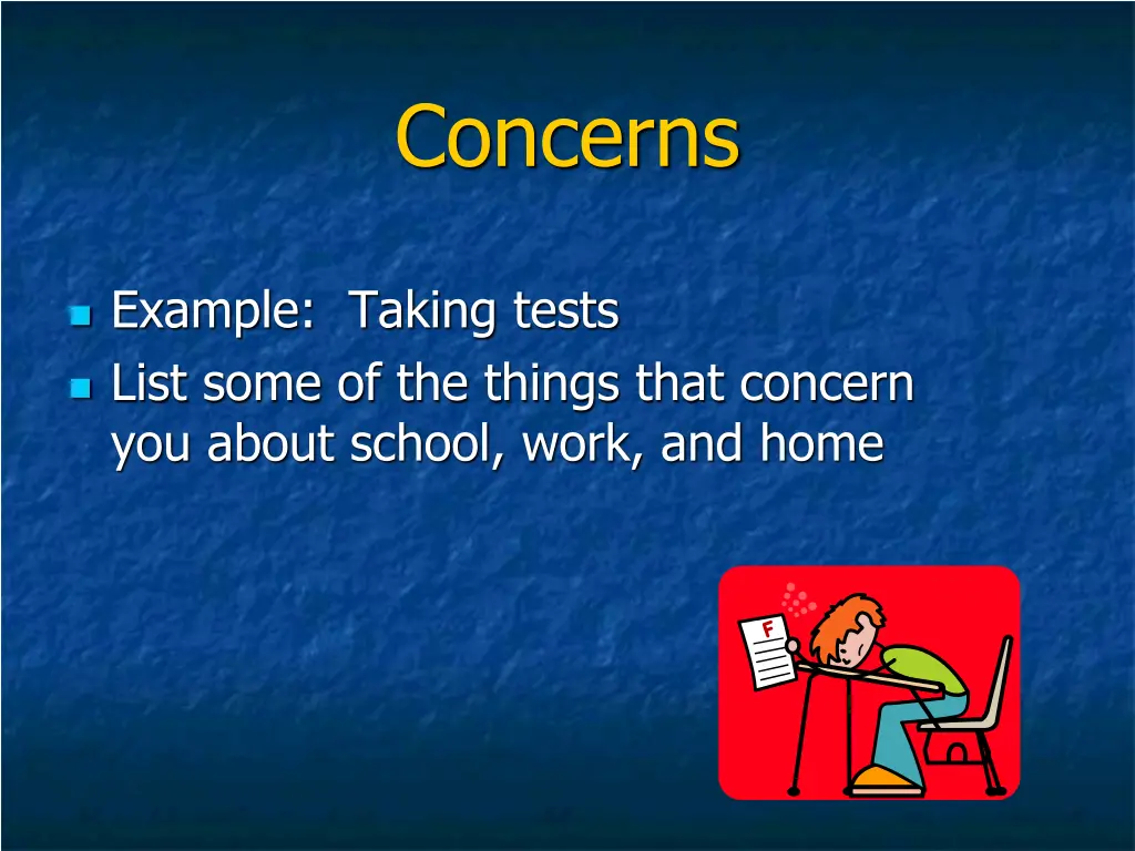 concerns