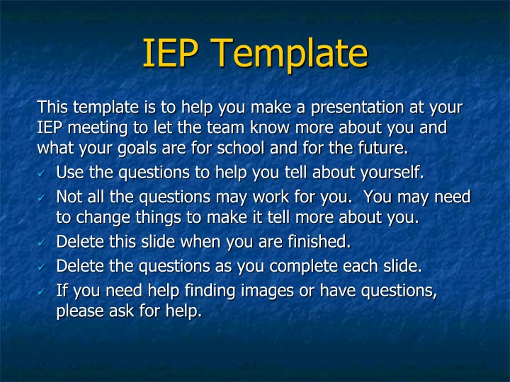 iep template