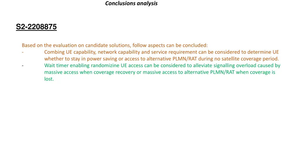 conclusions analysis 10
