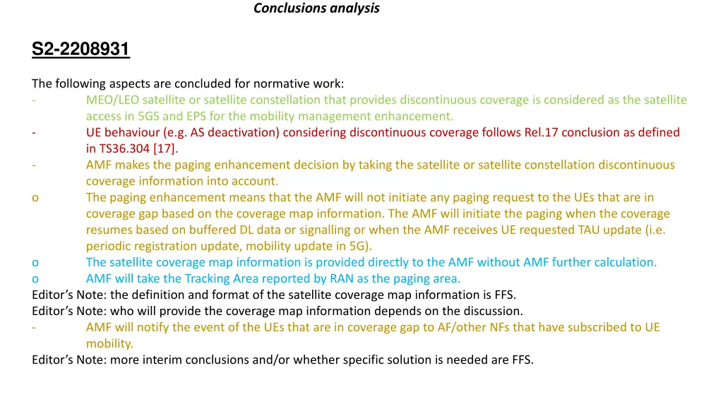 conclusions analysis 11