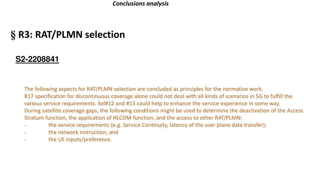conclusions analysis 4