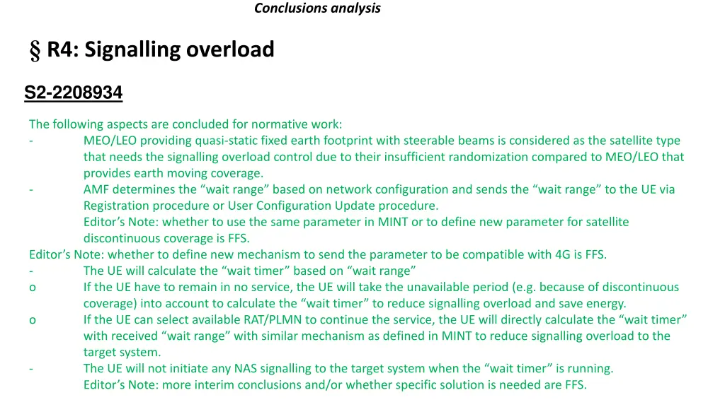 conclusions analysis 6